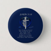 John 3:16ボタン 缶バッジ (正面)