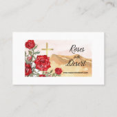 John 3:16祈りの言葉 名刺 (裏面)