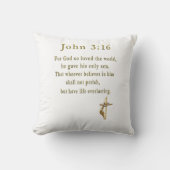 John 3:16製品 クッション (正面)