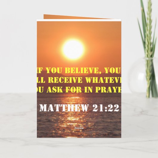 JOHN 3 16 カード (裏面)