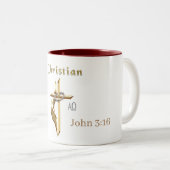 JOhn 3:16 ツートーンマグカップ (正面右)
