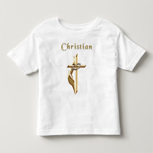 JOhn 3:16 トドラーTシャツ (正面)