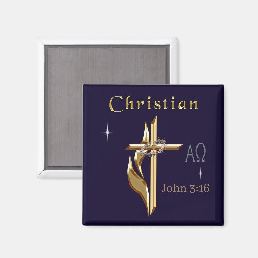 JOhn 3:16 マグネット (正面/裏面)
