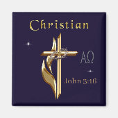 JOhn 3:16 マグネット (正面)
