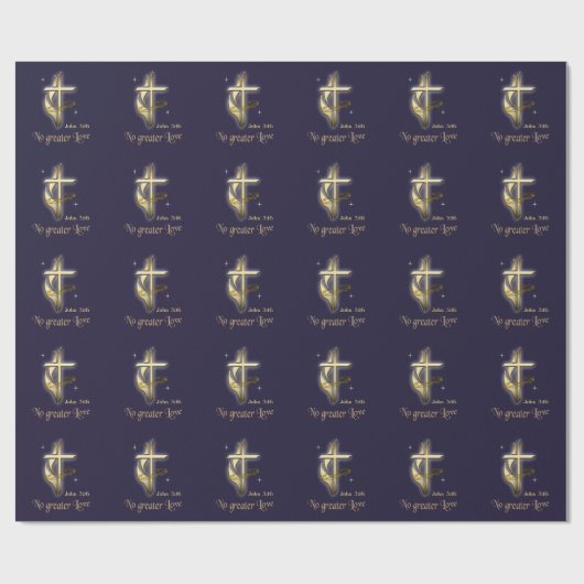 John 3:16 ラッピングペーパー (フラット)