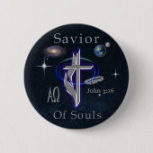 JOhn 3:16 缶バッジ (正面)