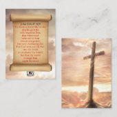 John 3:16-17 KJVカード 名刺 (正面/裏面)