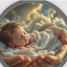 John 3:16 Bible Verse Baby Keychain