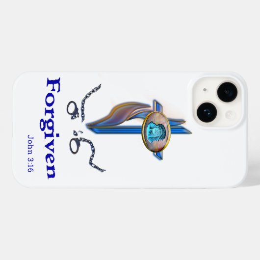 John 3:16 Case-Mate iPhone 14 Case iPhoneケース (裏面 (横))