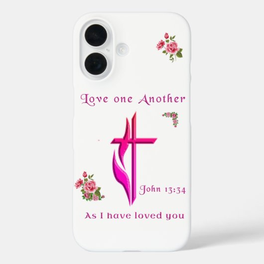JOhn 3:16 Christian iphone 16ケース Case-Mate iPhoneケース (裏面)
