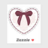 John 3:16 - Christian Valentine シール (シート)