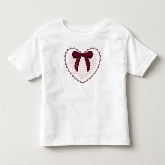 John 3:16 - Christian Valentine トドラーTシャツ (正面)