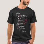 John 3 16 Christian Valentine's Day Valentine Tシャツ (正面)