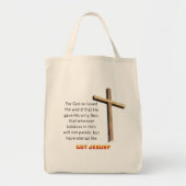 John 3:16 Cross トートバッグ (正面)