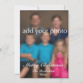 John 3:16 Greenery Photo エレガント Christmas シーズンカード