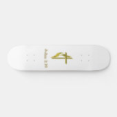 John 3:16 Tシャツなど スケートボード (横)