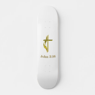 John 3:16 Tシャツなど スケートボード