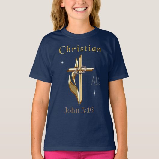 JOhn 3:16 Tシャツ (正面)