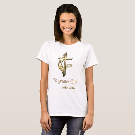 John 3:16 Tシャツ (正面フル)