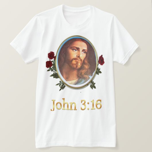 John 3:16 Tシャツ (デザイン正面)