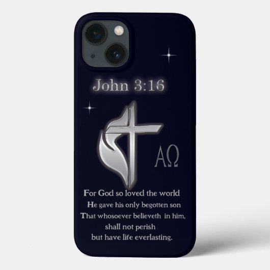 John 3:16 Tシャツ Case-Mate iPhoneケース (裏面)