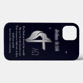 John 3:16 Tシャツ Case-Mate iPhoneケース (裏面 (横))