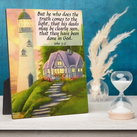 John 3:21   フォトプラーク (側面)