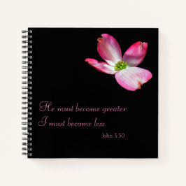 John 3:30 Journal Notebook ノートブック