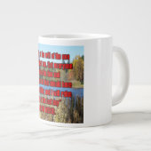 John 6:40 WEBU Mug ジャンボコーヒーマグカップ (正面右)