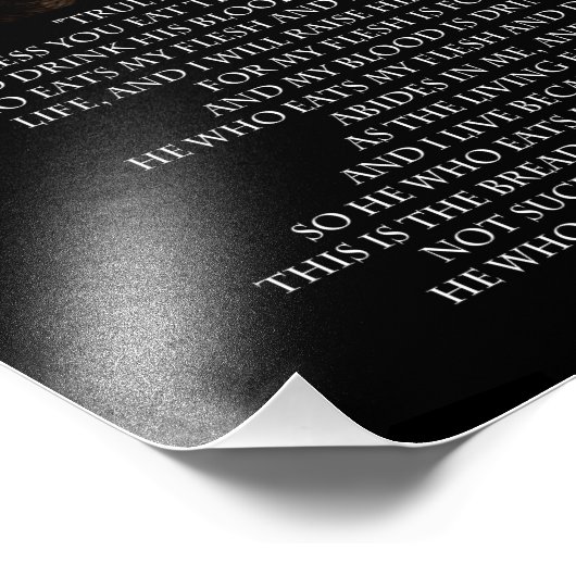 JOHN 6, 52-58 フォトプリント (角)