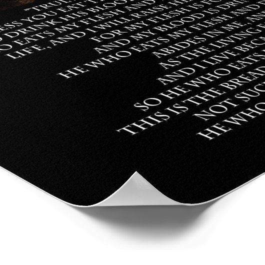 JOHN 6, 52-58 ポスター (角)