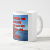 John 6:63 WEBU Mug ジャンボコーヒーマグカップ (正面右)