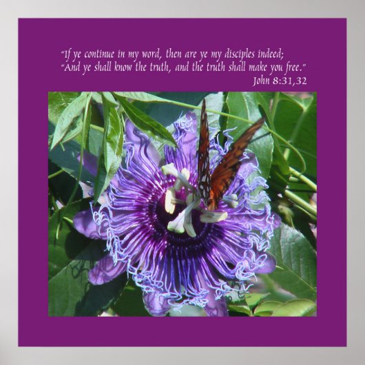 John 8 31:32プリント/ポスター ポスター (正面)