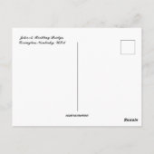 John A. RoeblingサスペンションブリッジケンタッキーUSA ポストカード (裏面)