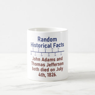 John AdamsとThomas Jefferson – 歴史ファクト コーヒーマグカップ