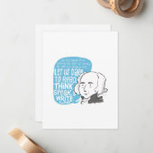 John Adams引用文ノートカード ノートカード (正面/裏面インサイチュ)