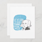 John Adams引用文ノートカード ノートカード (正面/裏面)