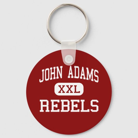 John Adams – 反乱軍 – 高校 – オハイオ州クリーブランド キーホルダー (正面)