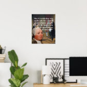 John Adams Quote On Our Constitution ポスター (ホームオフィス)