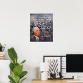 John Adams Quote On Our Constitution ポスター (ホームオフィス)