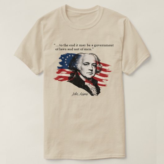 John Adams Tシャツ (デザイン正面)