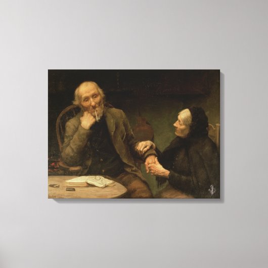 John Anderson, My Jo, 1894 (キャンバス油) キャンバスプリント (正面)