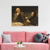 John Anderson, My Jo, 1894 (キャンバス油) キャンバスプリント (インサイチュ (リビング))