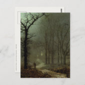 John Atkinson Grimshaw'絵画sのはがき ポストカード (正面/裏面)