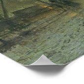 John Atkinson Grimshaw – グラスゴー波止場 ポスター (角)