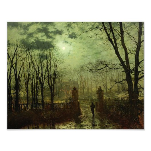 John Atkinson Grimshaw – パークゲート フォトプリント (正面)