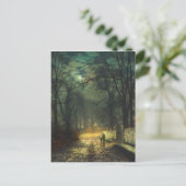 John Atkinson Grimshaw 1874月明かりのレーン ポストカード (スタンド正面)