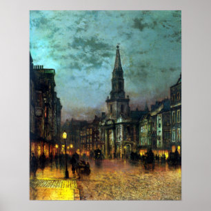 John Atkinson Grimshaw Blackman通り（ロンドン） ポスター