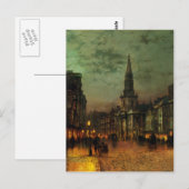 John Atkinson Grimshaw - Blackman通り(ロンドン) ポストカード (正面/裏面)