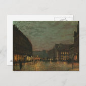 John Atkinson Grimshaw - Boar Lane, Leeds ポストカード (正面/裏面)